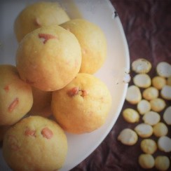 fried gram laddoo